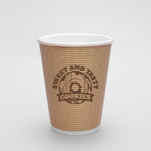 Custom Embossed Kraft Paper Cups