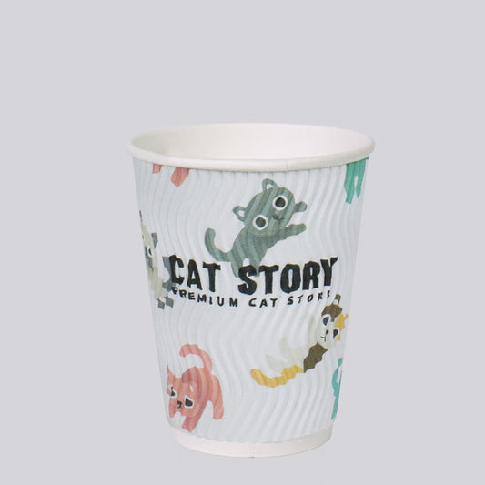 Custom Ripple Paper Cups (Low MOQ)