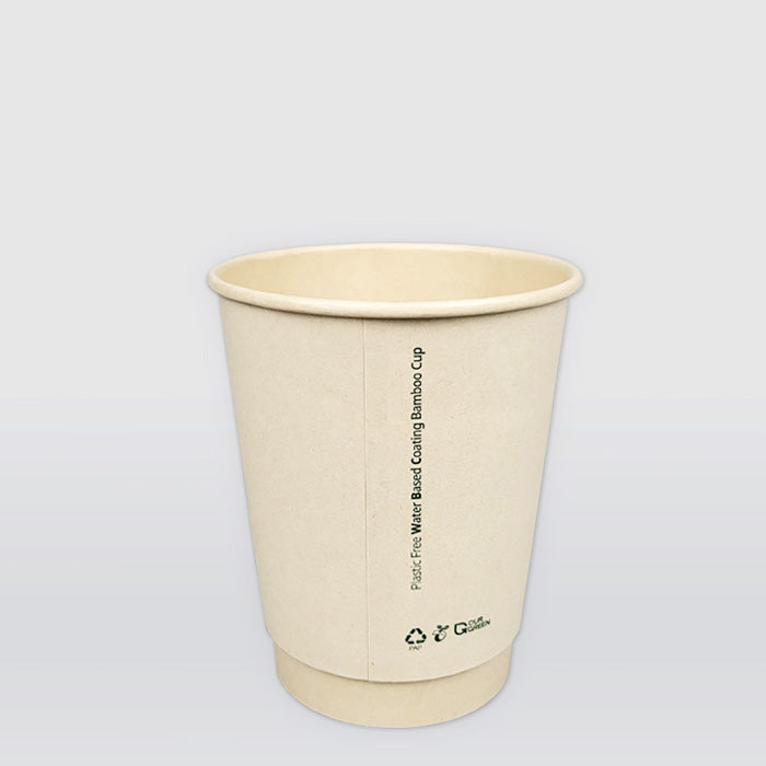 Double Wall Bamboo Paper Cups (Water-based coated)