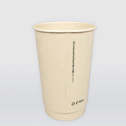 Double Wall Bamboo Paper Cups (Water-based coated)