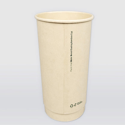 Double Wall Bamboo Paper Cups (Water-based coated)