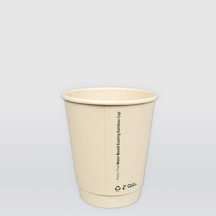 Double Wall Bamboo Paper Cups (Water-based coated)