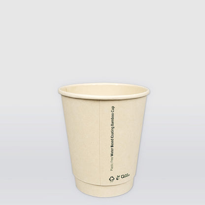 Double Wall Bamboo Paper Cups (Water-based coated)
