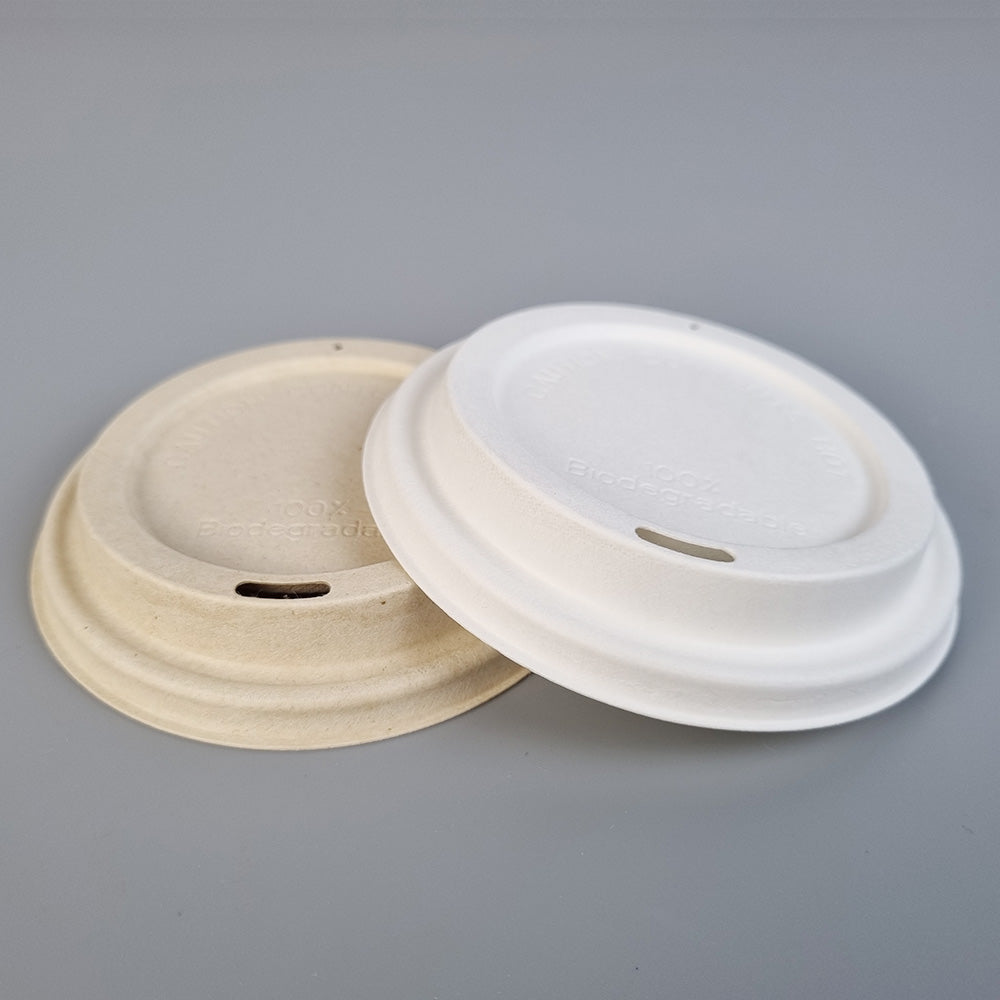 Lids – Paper Hot Cups  Bagasse Bamboo Flat