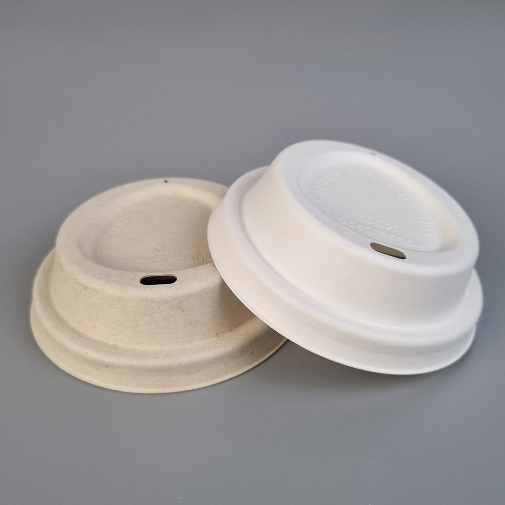 Lids – Paper Hot Cups  Bagasse Bamboo Mid-Flat