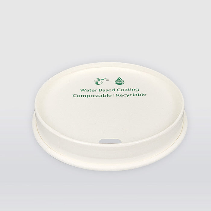 Lids – Paper Cold Cups  Water-based White